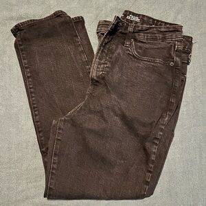 Old Navy Women's Higher High-Rise O.G. Straight Black Jeans